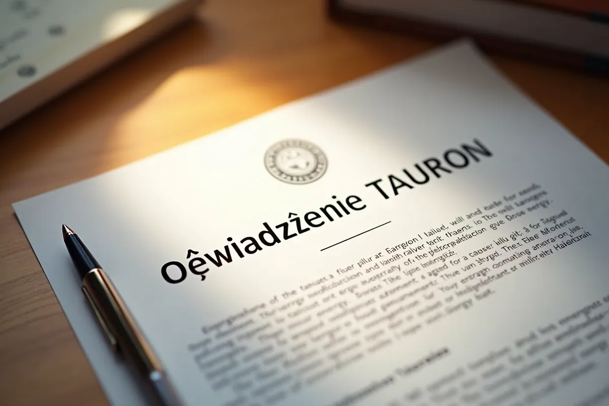 Tauron Oświadczenie – Co Musisz Wiedzieć i Jak Złożyć